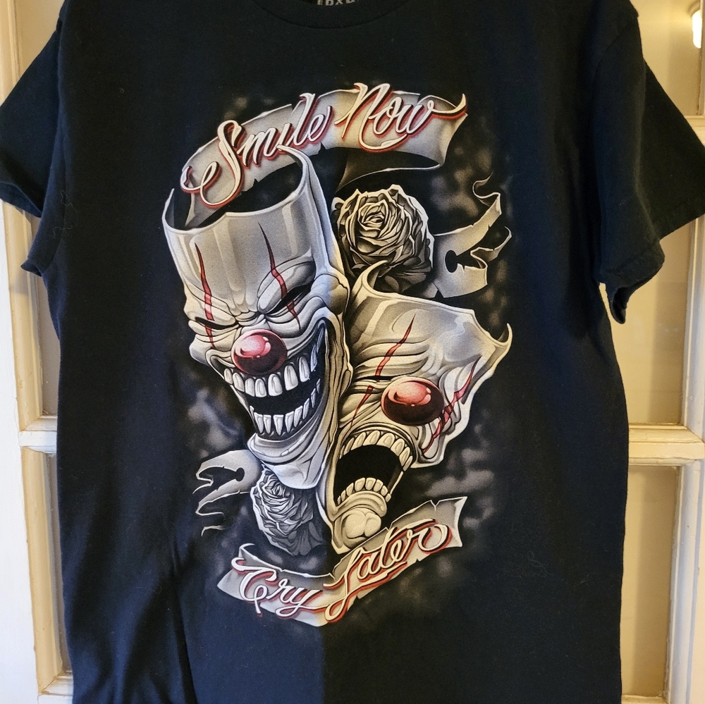 ODM Large Black Print Tshirt